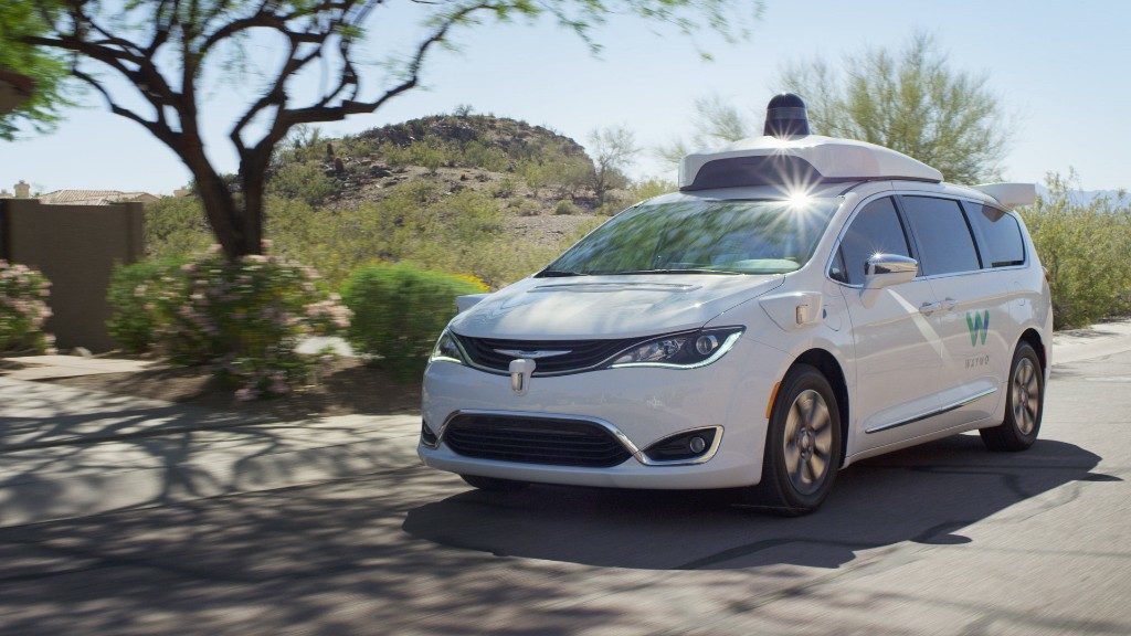 Waymo Operated Auto Driven Minivan In Arizona Caves Into Another Vehicle