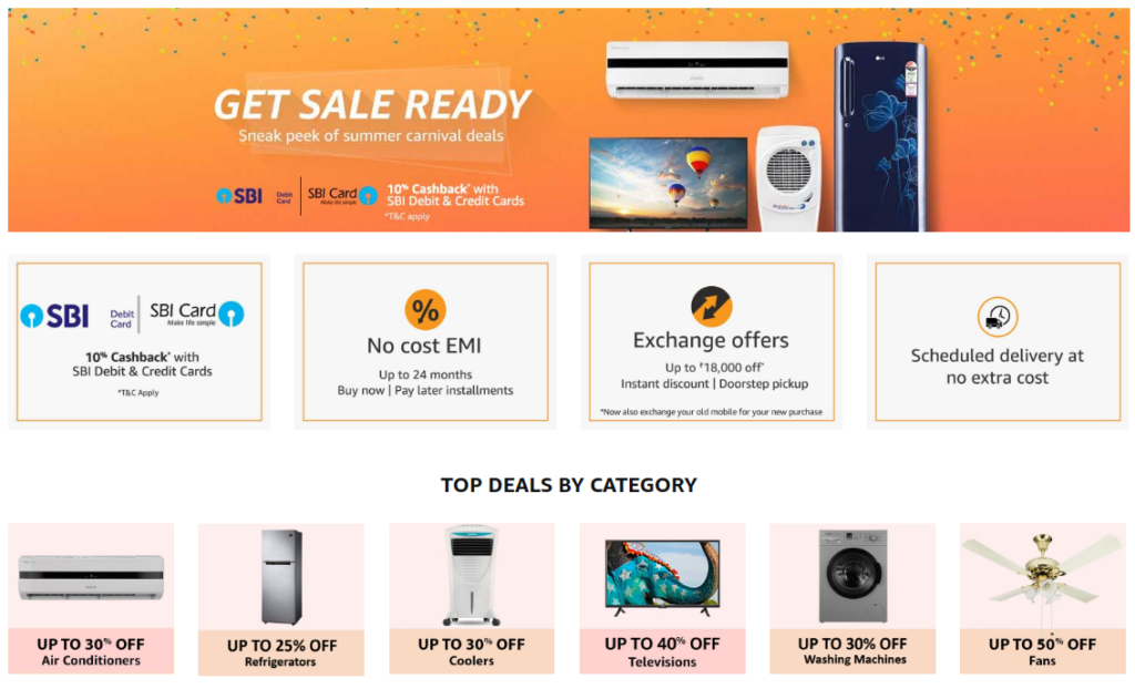 Deals On ACs And Other Electronic Good On Account Of Amazon Summer Carnival Sale